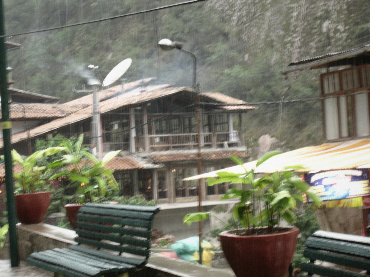 Statue of Pachacutec on the main square of Aguas Calientes, Machu Picchu Pueblo, Peru